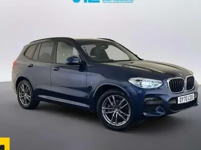 Begagnad BMW X3 M Sport 190 HK (139 kW) 2020 Blå SUV
