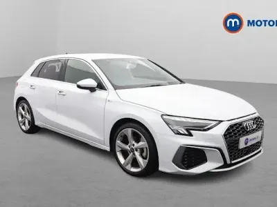 Used Audi A3 Sportback S-Line 110 HP (80 kW) 2023 White Hatchback