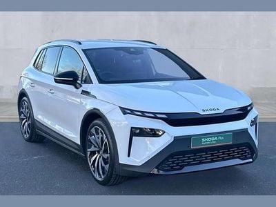 Moon white metallic Used 2025 Skoda Elroq SportLine SUV | £34,250 (Fair price)