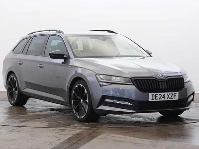Gebraucht Skoda Superb SportlinePlus 188 PS (138 kW) 2024 Grau Kombi