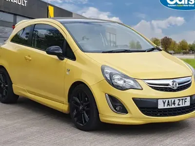 Used Vauxhall Corsa Edition 86 HP (63 kW) 2014 Yellow Hatchback