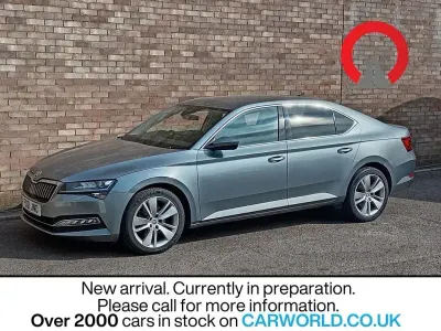 Used Skoda Superb SE L 200 HP (147 kW) 2021 Grey Hatchback