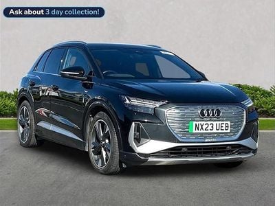 Used Audi Q4 e-tron S-Line 150 kW (204 HP) 2023 Black SUV