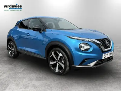 Used Nissan Juke Tekna 114 HP (83 kW) 2021 Vivid blue SUV