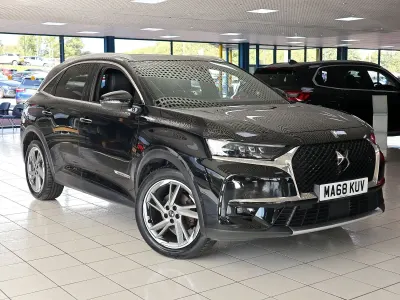 Used DS Automobiles DS7 Crossback Prestige 130 HP (95 kW) 2018 Black SUV