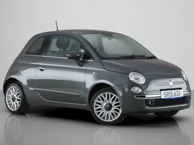 Used Fiat 500 Lounge 69 HP (50 kW) 2015 Grey Hatchback