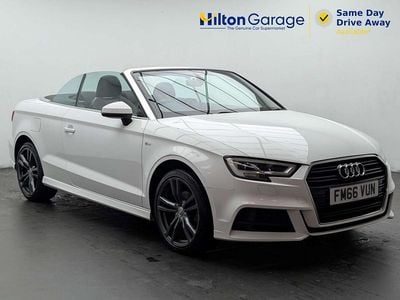 Begagnad Audi A3 Cabriolet S-Line 2017 Vit Cab