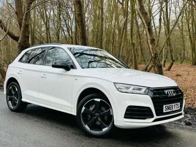 Used Audi Q5 Black Edition 190 HP (139 kW) 2019 White SUV