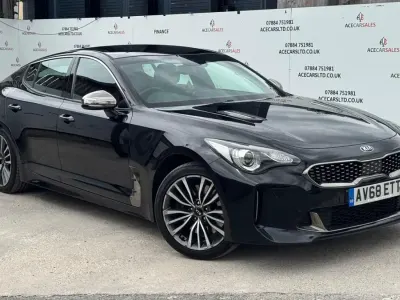 Used Kia Stinger GT-Line 244 HP (179 kW) 2018 Black Hatchback