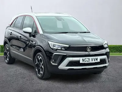 Used Vauxhall Crossland SRi 110 HP (80 kW) 2021 Black SUV