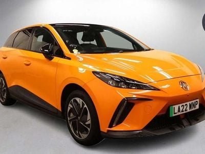 Used MG MG4 EV Trophy 2022 Orange Hatchback