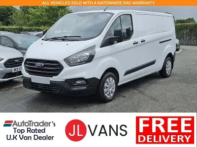 Used Ford Transit Custom 130 HP (95 kW) 2022 White Van