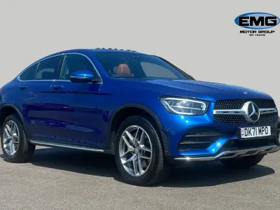 Used Mercedes GLC300 AMG Line Premium Plus 333 HP (244 kW) 2021 Blue SUV