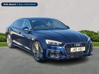 Blue Used 2021 Audi A5 Sportback S-Line Hatchback | £22,945 (Fair price)