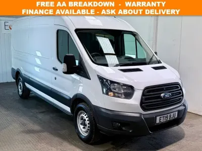Used Ford Transit 130 HP (95 kW) 2019 White Van