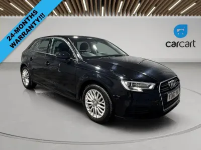 Used Audi A3 Sportback Design 116 HP (85 kW) 2017 Black Hatchback