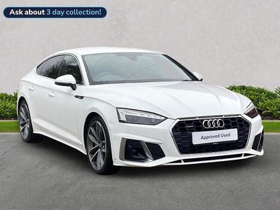 White Used 2021 Audi A5 S-Line Hatchback | £22,298 (Fair price)