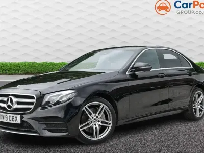 Used Mercedes E220 AMG line 194 HP (142 kW) 2019 Black Sedan