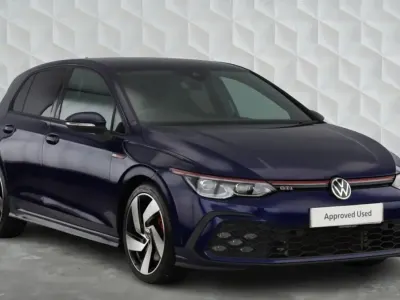 Used VW Golf VII GTI 241 HP (177 kW) 2021 Atlantic blue Hatchback