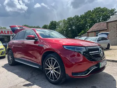 Used Mercedes EQC400 AMG line 300 kW (408 HP) 2023 Red SUV