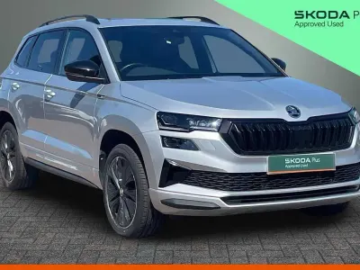 Used Skoda Karoq SportLine 150 HP (110 kW) 2023 Brilliant silver metallic SUV