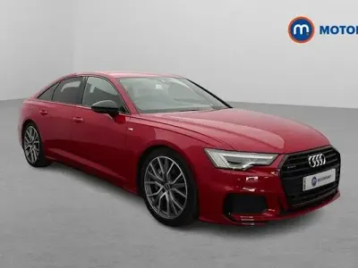 Used Audi A6 Black Edition 340 HP (250 kW) 2021 Red Sedan