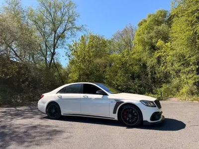 Usado Mercedes S63L AMG 585 HP (430 kW) 2015 Branco Sedan