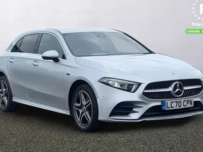Used Mercedes A250 Executive 218 HP (160 kW) 2020 Silver Hatchback