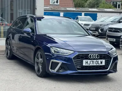Used Audi A4 S-Line 163 HP (119 kW) 2021 Blue Estate