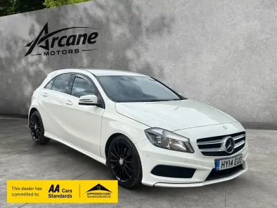 Used Mercedes A220 AMG 170 HP (125 kW) 2014 White Hatchback