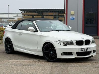 Used BMW 120 Cabriolet M Sport 177 HP (130 kW) 2011 White Cabriolet