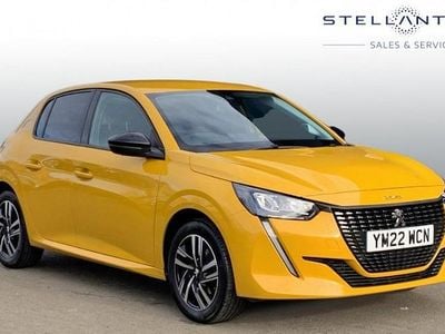 Used Peugeot 208 Allure Premium 102 HP (75 kW) 2022 Yellow Hatchback