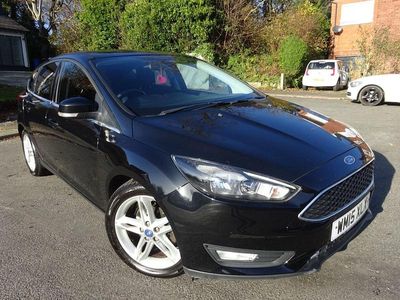 Black Used 2015 Ford Focus Zetec Hatchback | £3,895 (Fair price)
