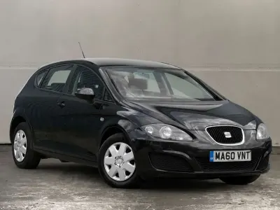 Used Seat Leon Ecomotive 105 HP (77 kW) 2010 Black Hatchback
