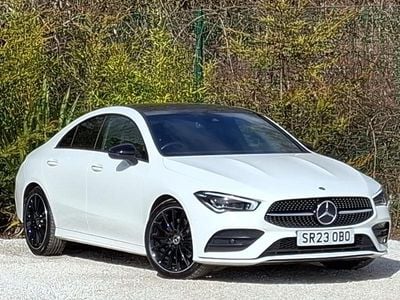 Used Mercedes CLA200 AMG Line Premium Plus 163 HP (119 kW) 2023 White Coupe