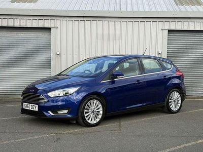 Used Ford Focus Titanium X 182 HP (133 kW) 2017 Blue Hatchback