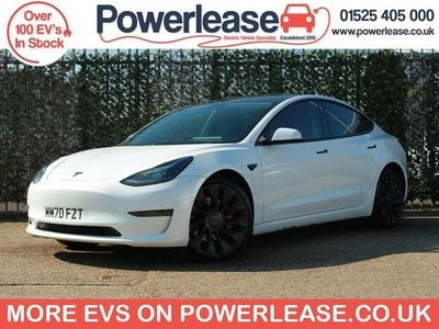 Used Tesla Model 3 Performance 82 kW (112 HP) 2020 White Sedan