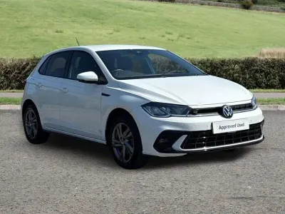 Used VW Polo R-line 95 HP (69 kW) 2022 White Hatchback