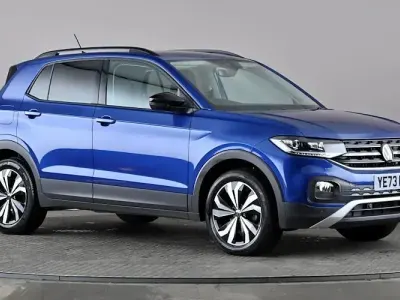 Used VW T-Cross Black Edition 115 HP (84 kW) 2024 Blue SUV