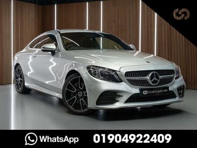 Used Mercedes C300 AMG Line Premium 258 HP (189 kW) 2018 Silver Coupe