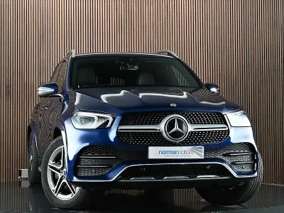 Used Mercedes GLE400 AMG line 2021 Blue Estate