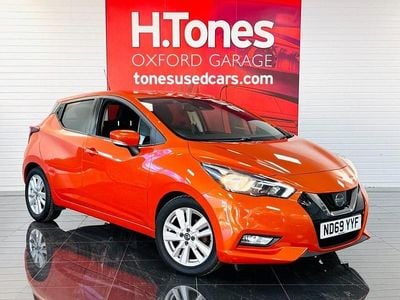 Used Nissan Micra Acenta 100 HP (73 kW) 2020 Orange Hatchback