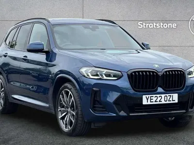 Begagnad BMW X3 M Sport 282 HK (207 kW) 2022 Blå SUV