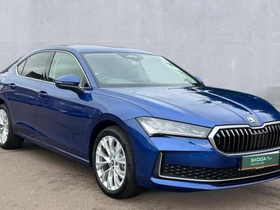Used Skoda Superb SE L 150 HP (110 kW) 2025 Cobalt blue metallic Hatchback