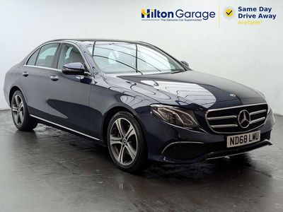 Used Mercedes E220 Premium 2018 Blue Sedan