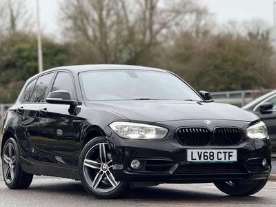 Used BMW 118 Sport Line 2018 Black Hatchback