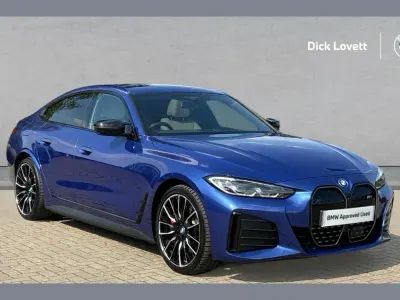 Used BMW i4 M Sport 400 kW (544 HP) 2022 Blue Sedan