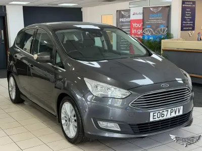 Begagnad Ford C-MAX Titanium 2017 Grå Minibuss