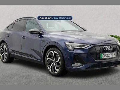 Used Audi e-tron Sportback Black Edition 300 kW (408 HP) 2022 Blue SUV