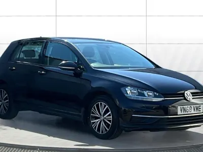 Used VW Golf VII SE 116 HP (85 kW) 2018 Black Hatchback